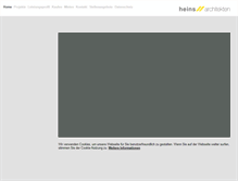 Tablet Screenshot of heins.de